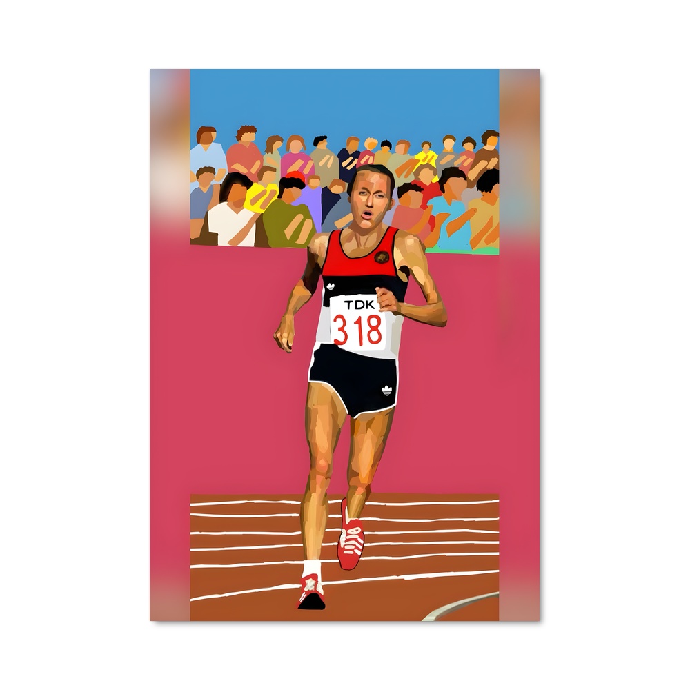 Poster Grete waitz – affiche Athlétisme